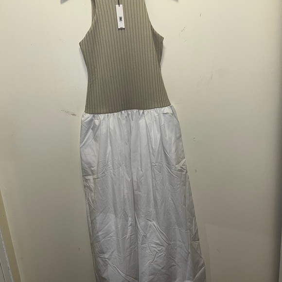 NWT Banana Republic Tan and White Sundress - Picture 4 of 6